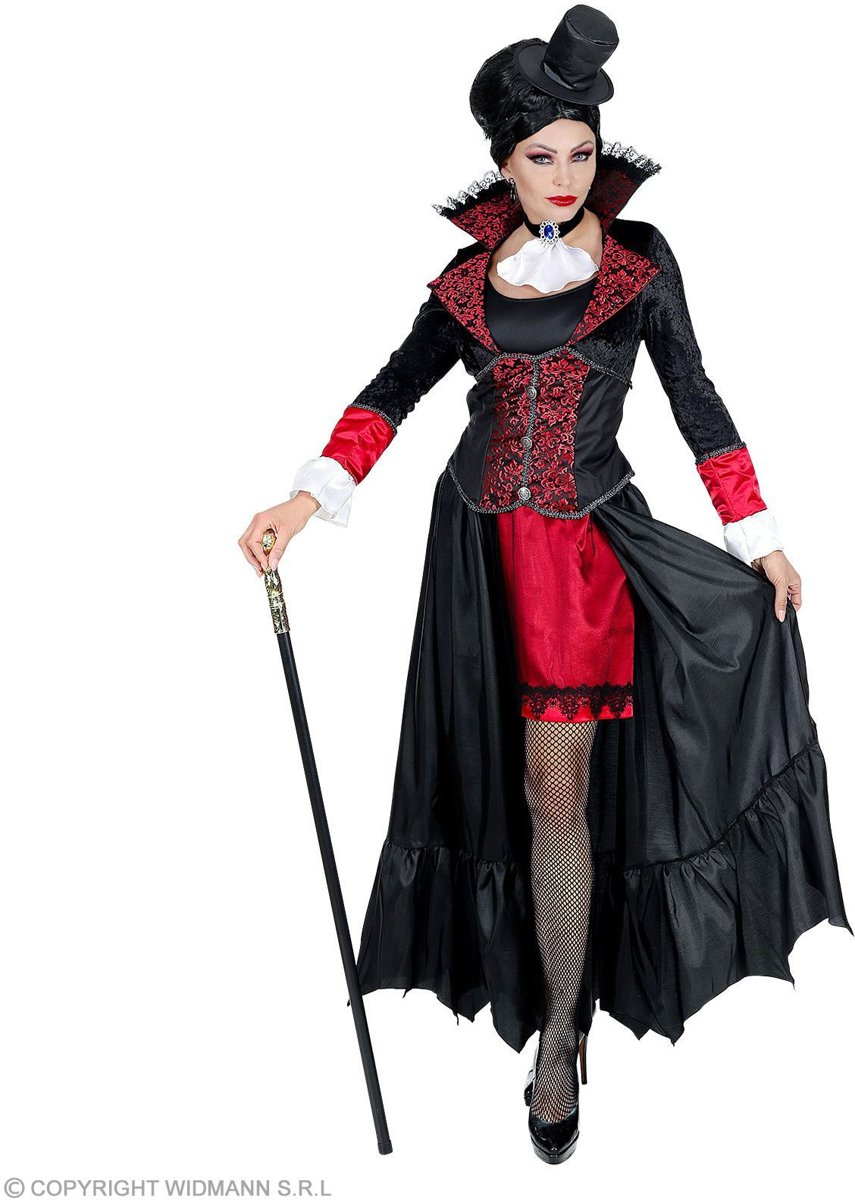 Vampier & Dracula Kostuum | Hunkerend Naar Bloed Vampier | Vrouw | Large | Halloween | Verkleedkleding